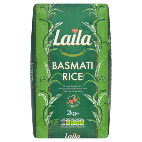 Laila Basmati Rice 2Kg