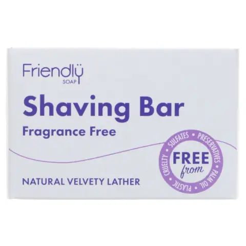 Friendly Soap Shaving Bar Fragrance Free