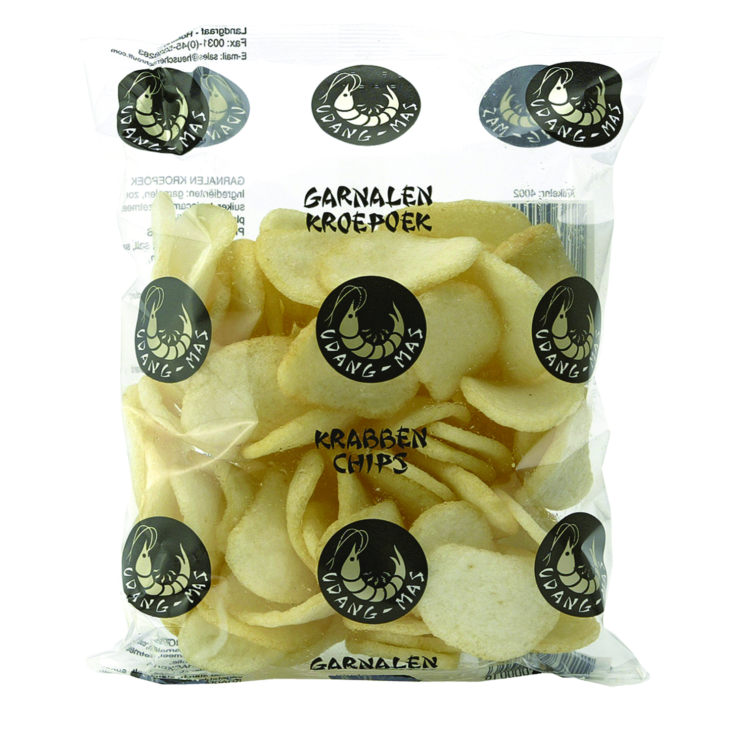 Udang Mas Chips aux Crevettes Frites 80 g