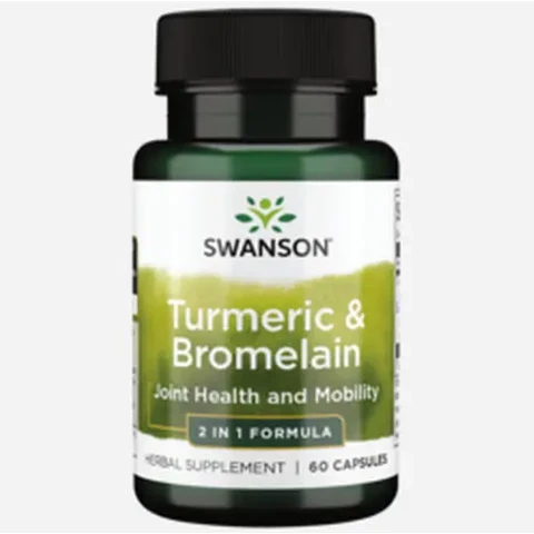 Swanson Full Spectrum Turmeric & Bromelain 60 pieces