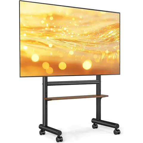5Rcom Mobile TV Stand with Wheels for 40-85 Inch TVs,60kg Load Capacity,Max VESA 600x400mm