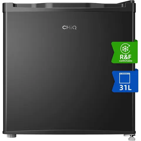 CHiQ CSD31D4EU 31L Table Top Mini Freezer - Dark Inox - E Rated