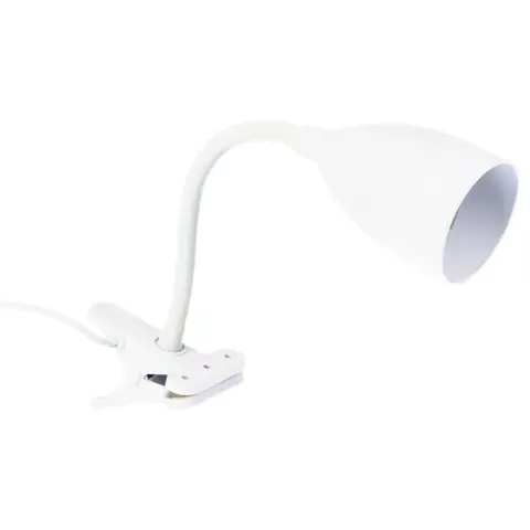 Atmosphera Klem Bureau Lamp - Wit, 43 cm