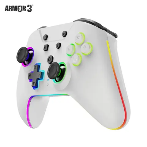 Armor3 NuRival Wireless Hall EFFECT Stick Game Controller For Nintendo Switch (White)