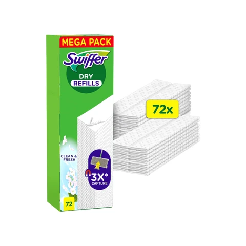 SWIFFER Lingettes Attrappe-Poussière (pour Balai Swiffer) X72