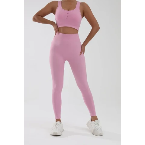 Women's sports trousers Pink XL size