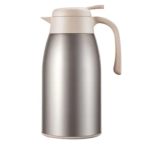 COOKER KING Bouilloire isotherme pour usage domestique Carafe isotherme en acier inoxydable 304 2,3 L (or)