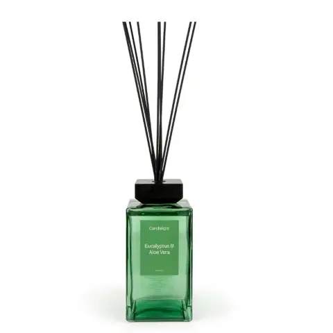 Candlelight Diffuser Square Eucalyptus & Aloe Vera Green Extra Large 2L