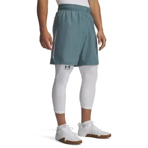 Under Armour Tech Woven Wordmark Men's 8.25” Shorts - Jasper Blue