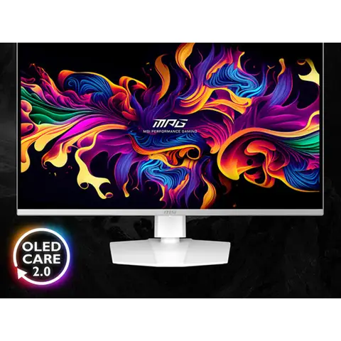 MSI MPG 321URXWDE QD-OLED 31,5 Zoll UHD 4K Gaming Monitor (0,03 ms Reaktionszeit, 240 Hz)