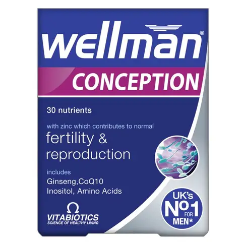 Vitabiotics Wellman Conception Support Tablets - 30 Tablets