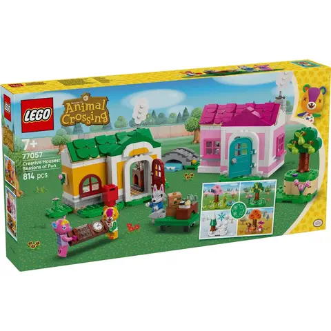 LEGO Animal Crossing Creatieve Huizen Bouwset - 77057, 2 Huizen