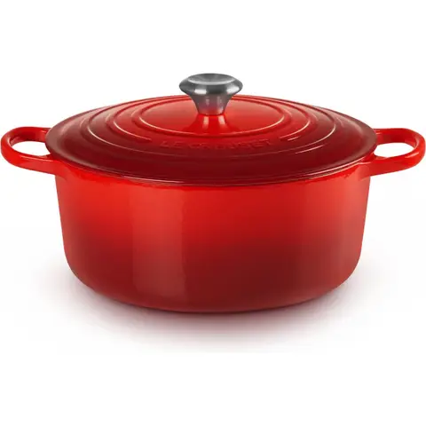 Le Creuset Signature Braadslede Rond 28cm kersenrood