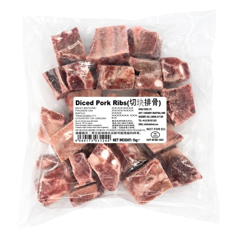 Kinda Frozen Spanish Pork Ribs (Diced) 1kg