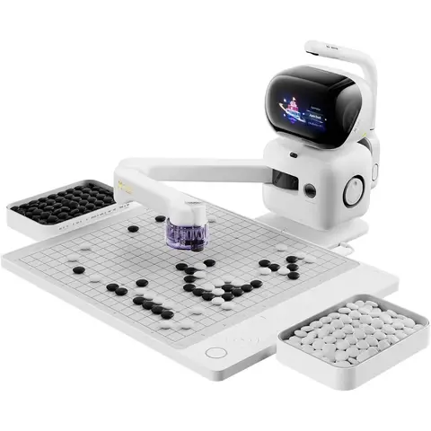 SenseRobot Go Professional – AI-smart go-bord met robotarm, AI met 23 niveaus voor alle spelers, Apex Duel, real-time spelanalyse, Wi‑Fi OTA-updates