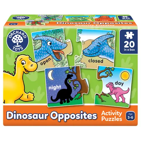 Orchard Toys Dinosaur Opposites 2 x 20 Piece Activity Puzzles