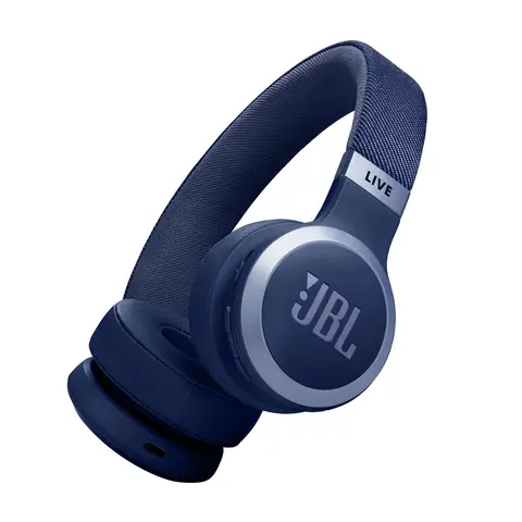 JBL LIVE 670NC kabellose On-Ear-Kopfhörer mit Geräuschunterdrückung und Mikro, Blau