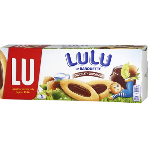 LU Biscuits au chocolat La Barquette Lulu  120g