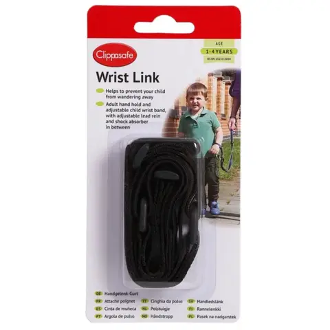 Clippasafe Wrist Link 1-4 Years Assorted Colours