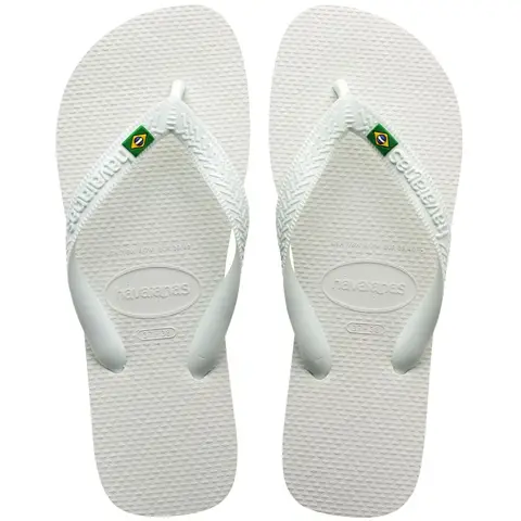 HAVAIANAS Brasil Tongs White