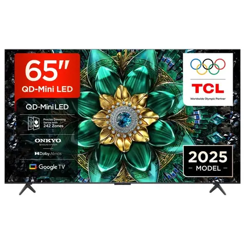TCL 65Q6C - TV Gaming 65 pouces 4K QD-MiniLED 144 Hz - Google TV - HDMI 2.1 - TV de jeu PS5/Xbox - Dolby Vision