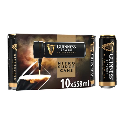Guinness Nitrosurge 10 x 558ml (ABV 4.1%)