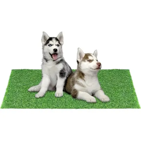 Tapis de gazon artificiel réaliste 25 mm avec dos PRT sans salissures, adapté aux animaux domestiques, pelouse décorative pour aménagement paysager, gazon synthétique pour intérieur/extérieur balcon/jardin (0,5 m x 0,5 m)