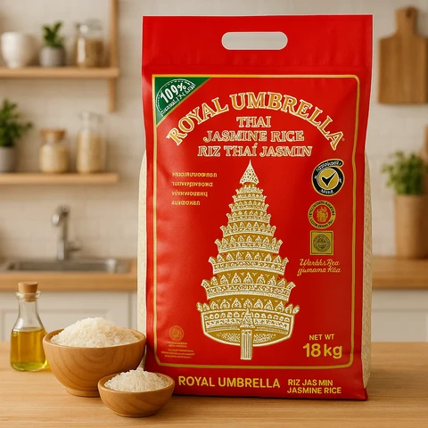 Royal Unberlla Thai Hong Mali rice 18kg