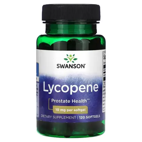 Swanson Lycopene Antioxidant 10mg Daily Wellness Support Softgels - 120 Softgels
