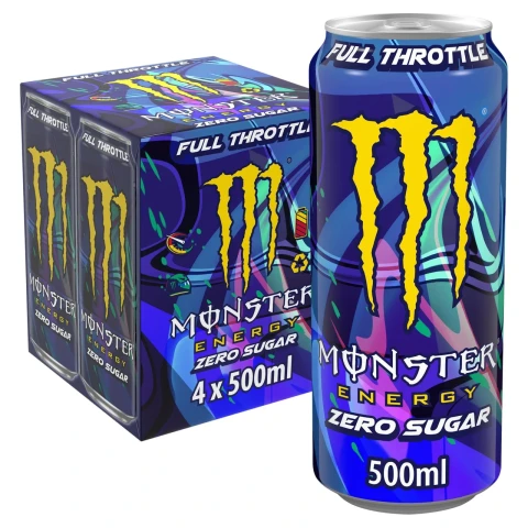 Monster Lewis Hamilton Zero 4 X 500ml