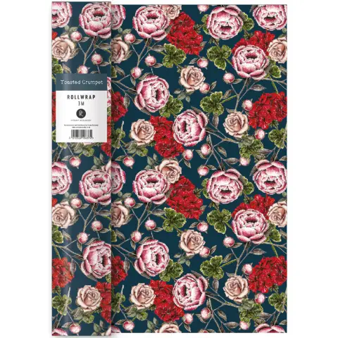 Toasted Crumpet Rose Wrapping Paper 3M