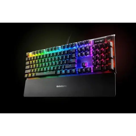 SteelSeries Mechanische Gaming-Tastatur mit OLED-Smart-Display, 1 Stück, geeignet für PC-Gaming