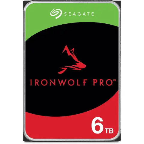 Seagate IronWolf Pro, 6 TB, Enterprise NAS Interne HDD – CMR 3.5 Zoll, SATA 6 Gb/s, 7.200 U/min, 256 MB Cache für RAID-Netzwerkspeicher, 3 Jahre Rescue Services (ST6000NT001)