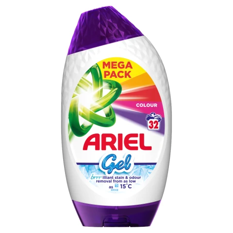 Ariel Washing Liquid Gel, 32 Washes, Colour