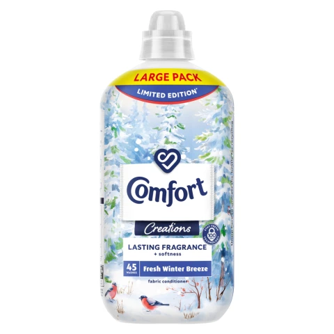 Comfort Creations Fabric Conditioner Fresh Winter Breeze Limited Edition* 45 washes (1.35 L) 