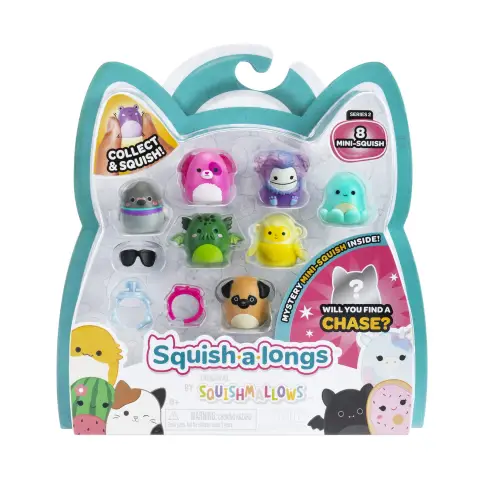 Squishmallows Squishalongs 8 Pack Collectables Wave 2 (Style 1)