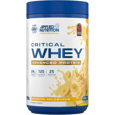 Applied Nutrition Critical Whey Protein Banana Protein Nutrition Powder Flavour - 825g