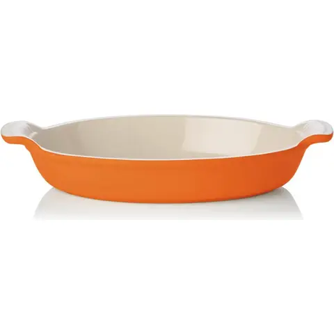Le Creuset Traditionelle ovale Auflaufform 28 cm Orange