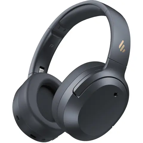 Edifier W820NB Plus casque supra-auriculaire sans fil avec réduction de bruit, ANC -49 dB, audio Hi-Res LDAC, 88 h d'autonomie, son spatial, appels clairs AI, Bluetooth V6.1 et multipoint, gris foncé
