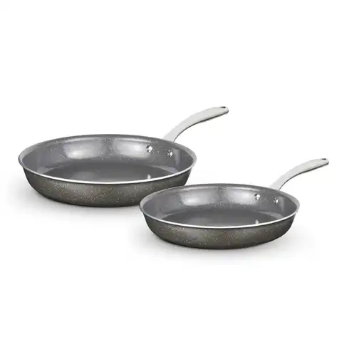 Tower Cerastone Pro Forged Aluminium 2 Piece Frying Pan Set - Graphite