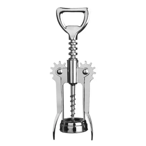 Essentials by Premier Effortless Wing Corkscrew, Durable Wing Corkscrew For Kitchen, Chrome Plated Bottle Opener For Kitchen
