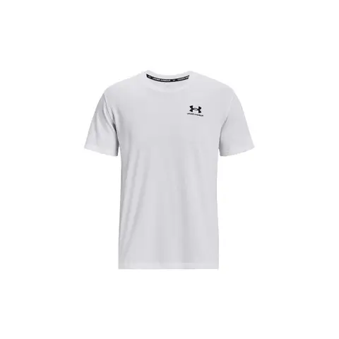 Under Armour Men's Logo Embroidered Heavyweight Short Sleeve - White