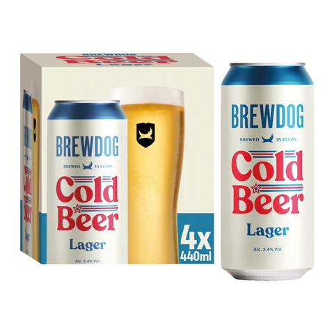BrewDog Cold Beer Lager 4 x 440ml