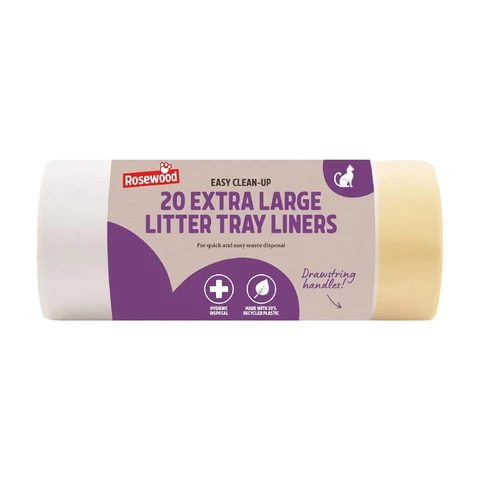 Rosewood Extra-Large Litter Tray Liners Roll of 20