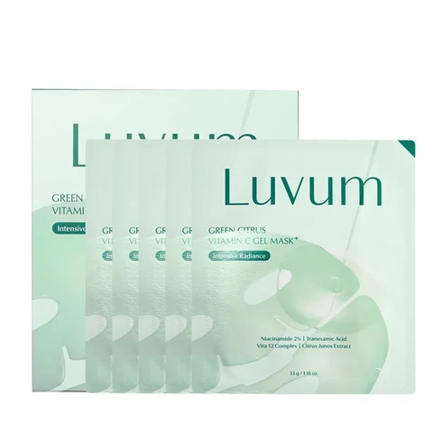 luvum Green Citrus Vitamin C Gel Mask  5ea