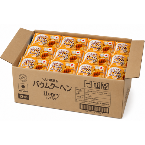 Taiyo Baumkuchen Honing [Halal] 60 g × 12