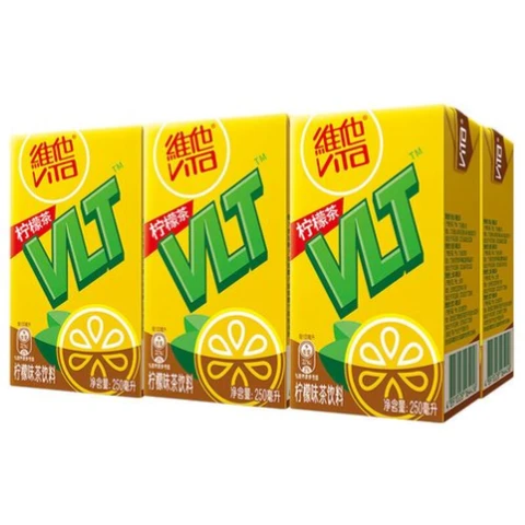 Vita Black Tea Drink With Lemon Flavour 250ml x 6