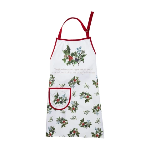Portmeirion The Holly & The Ivy Cotton Apron – Single