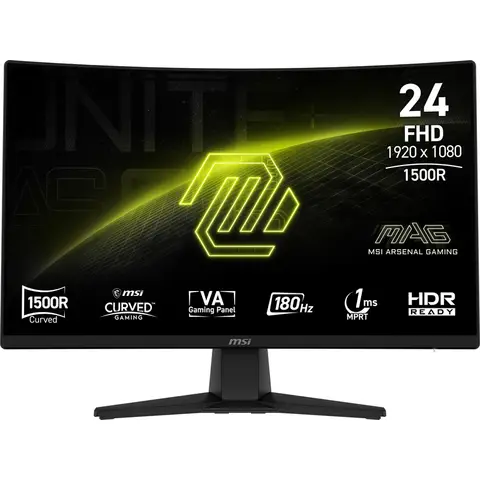 MSI MAG 242C computermonitor 59,9 cm 1920 x 1080 pixels full HD LCD zwart