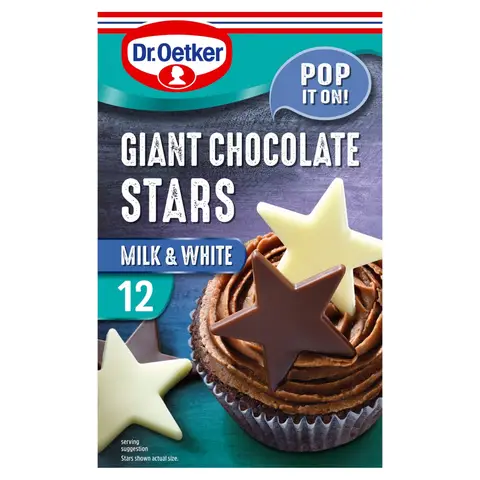 Dr. Oetker Giant Chocolate Stars 20g